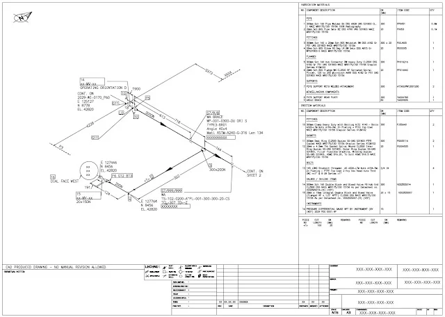 piping isometric drawing