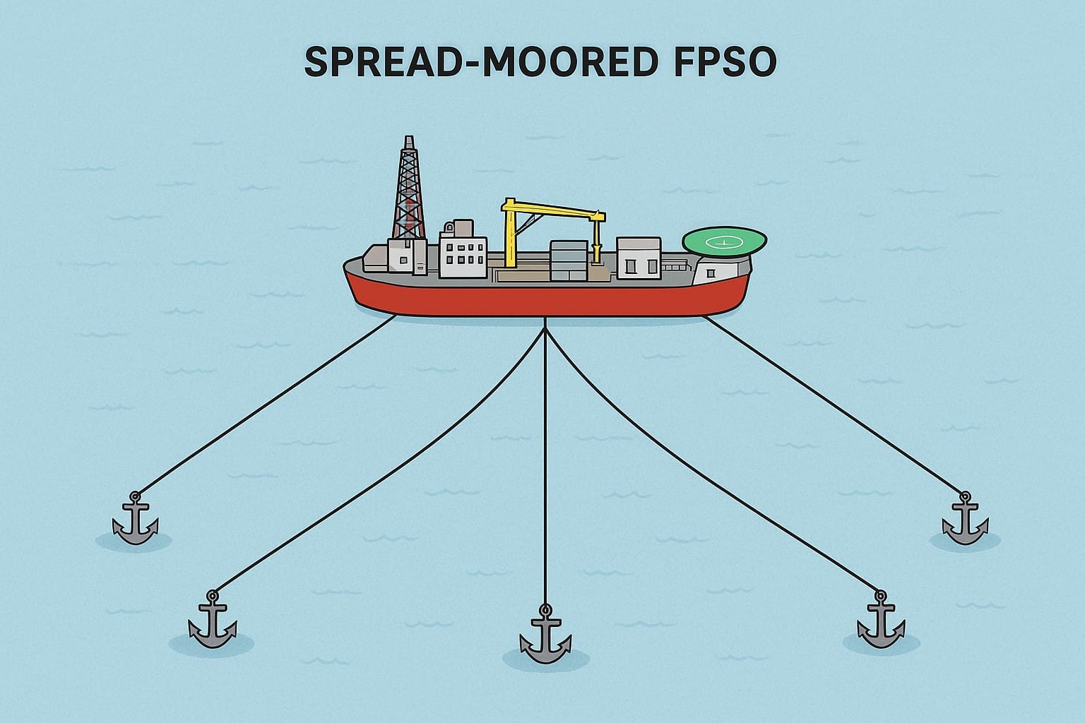 Spread-moored FPSO