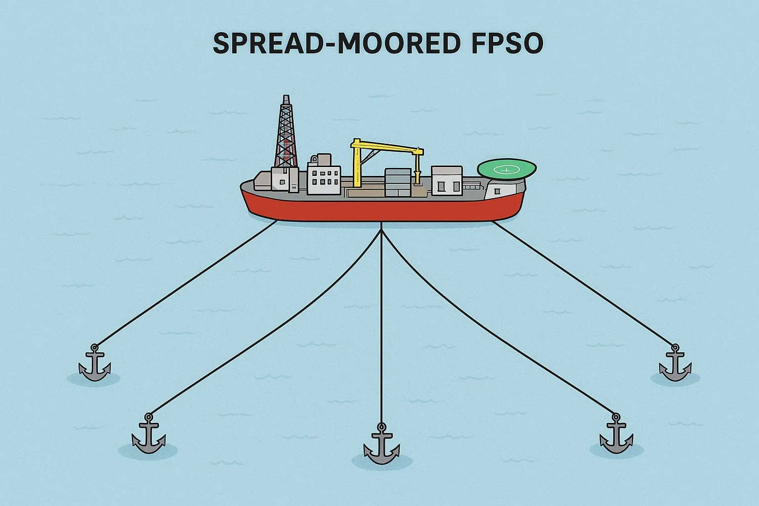 Spread-moored FPSO