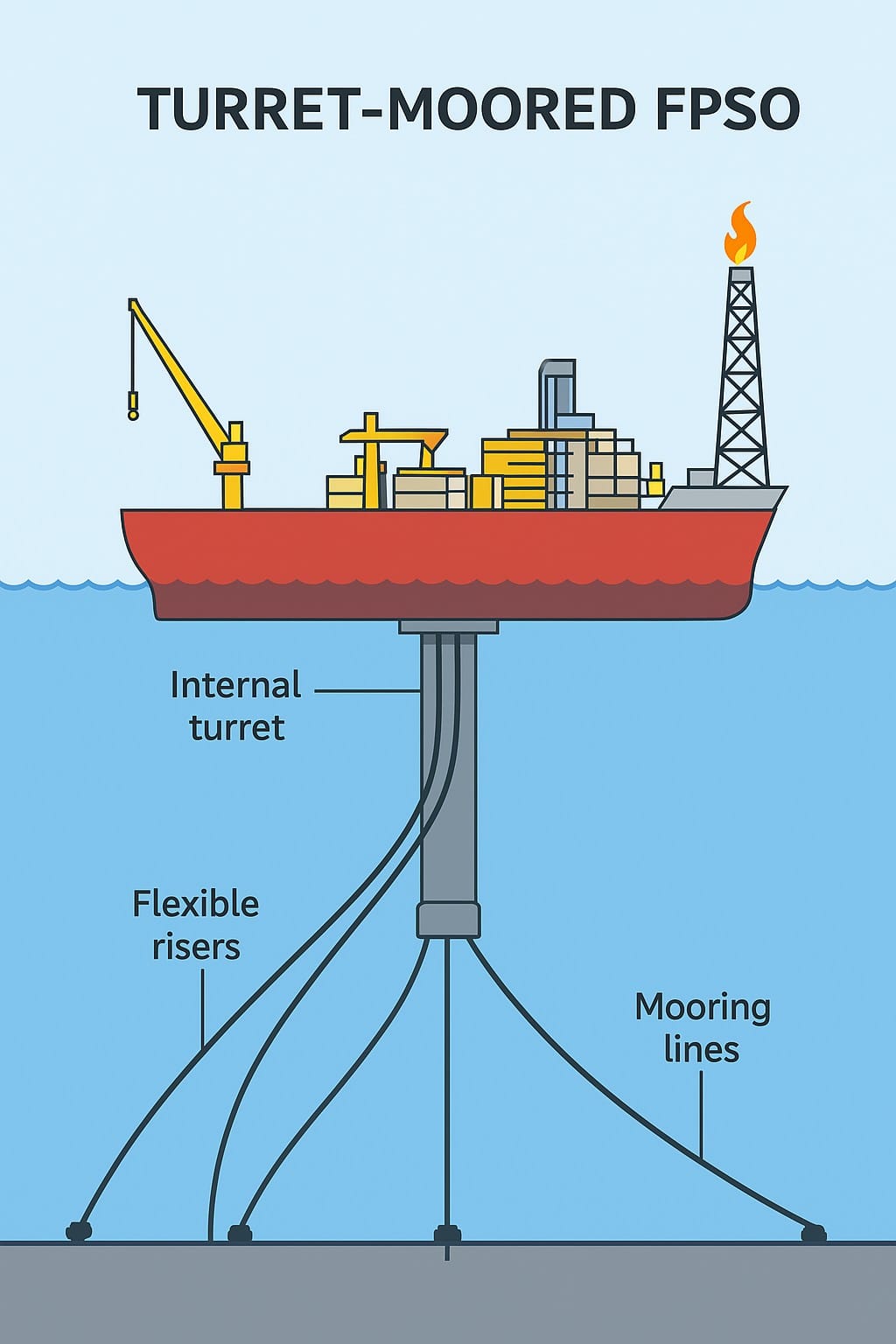 Turret-moored FPSO