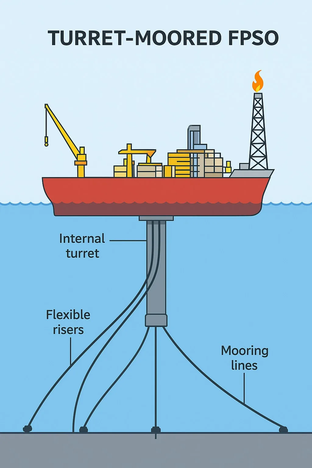 Turret-moored FPSO