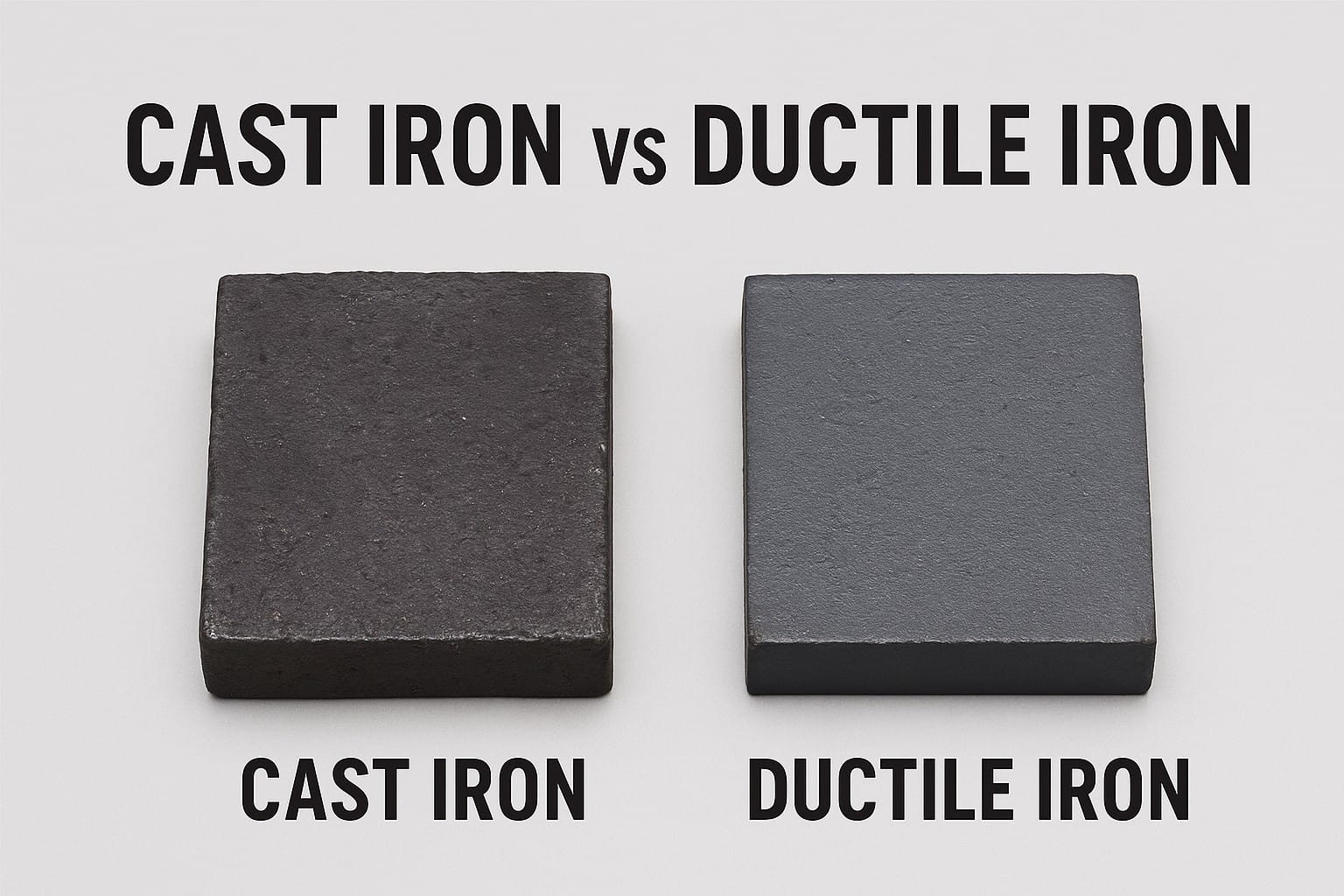 Cast iron vs Ductile iron