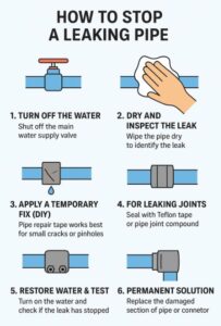 leaking pipe