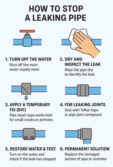 leaking pipe